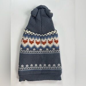 Telluride Clothing company x small dog sweater fox print